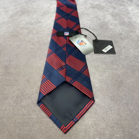 New England Patriots Mens Licensed NFL Team Striped Eagles Wings Neck Tie w Tags - Picture 10 of 10